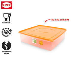 SHINPO Kotak Makanan Plastik BPA Free Murano Seal Ware SPO-SIP-307L