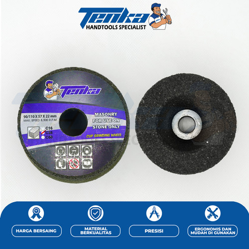 Roda Gerinda Piala / Cup Grinding Wheel Tenka