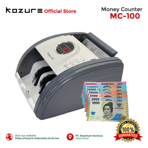 MONEY COUNTER Kozure MC100 Mesin Hitung Uang Fitur Sensor UV ADD BATCH