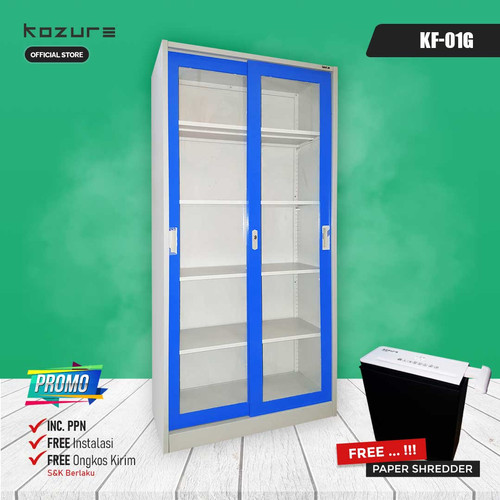 FILLING CABINET Kozure KF 01G Lemari Arsip Kantor BESI Sliding Door