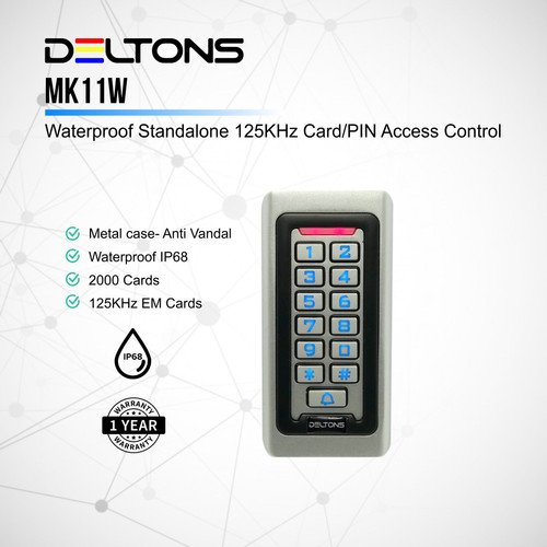 Stand Alone PIN Card Access Control Reader Electronic Lock DELTONS Ori