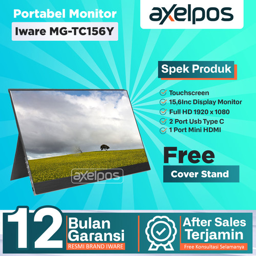 Portable Monitor Full Hd 1080 Ips Lcd 15,6 Inch Iware MCTC156Y