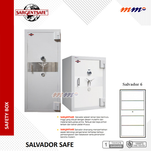 Brankas Sargent Safe Salvador Size 6 Tinggi 180 cm