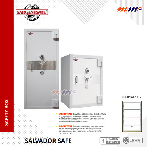 Brankas Sargent Safe Salvador Size 2 Tinggi 105 cm