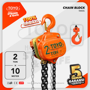 Chain Block / Takel 2 Ton x 10 Meter TOYO