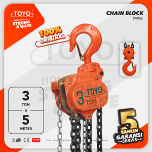 Chain Block / Takel 3 Ton x 5 Meter TOYO