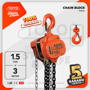 Chain Block / Takel 1.5 Ton x 3 Meter TOYO