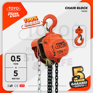 Chain Block / Takel 0.5 Ton x 5 Meter TOYO