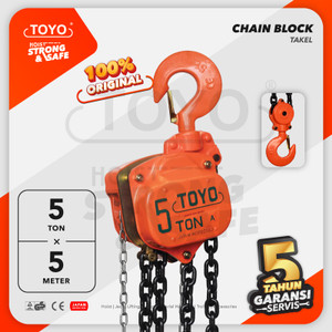 Chain Block / Takel 5 Ton x 5 Meter TOYO