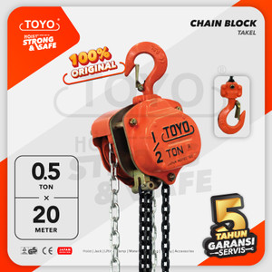 Chain Block / Takel 0.5 Ton x 20 Meter TOYO