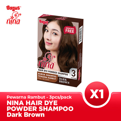 Bagus Nina Hair Dye Powder Shampoo