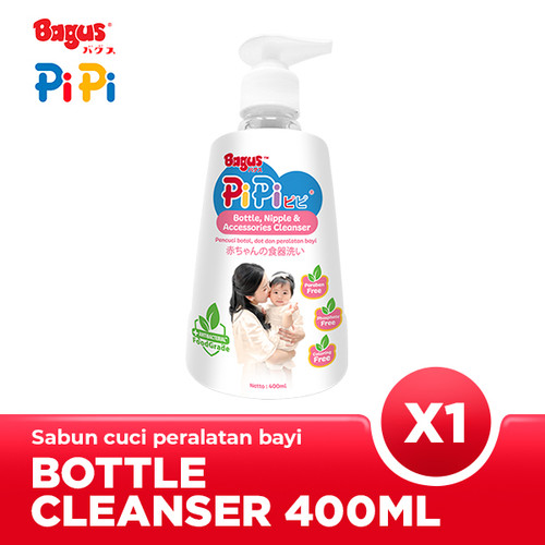 Bagus Pipi Bottle Nipple & Accessories Cleanser Botol 400 ml