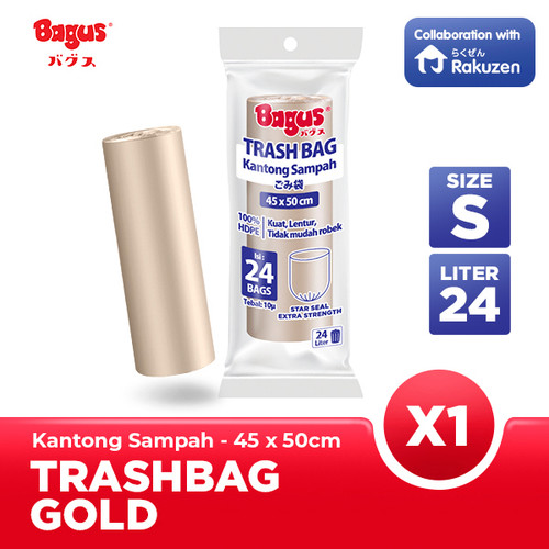 Kantong Sampah Bagus Trash Bag Roll 45 x 50 cm 24's 24 L