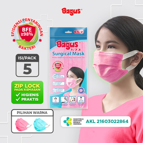 Triple Pack Bagus Masker Sehari-hari isi 5 pcs