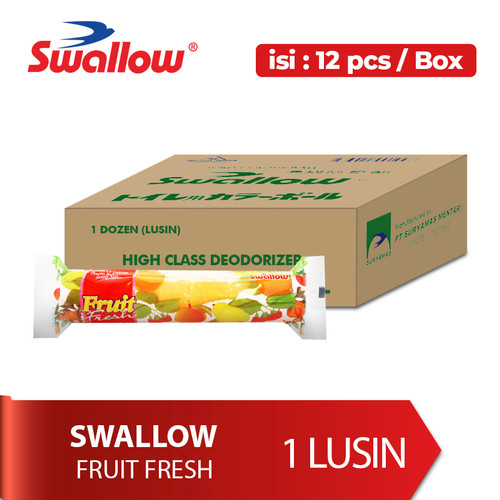 [1 lusin] SWALLOW FRUIT FRESH 6 PCS - Warna dan Aroma Random