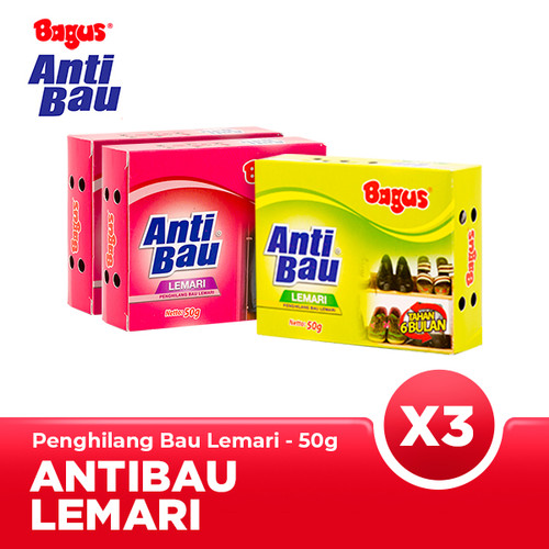 [Triple Bundle] Bagus Anti Bau Lemari 50 gr