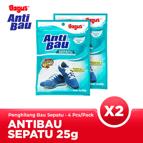 TWIN PACK - Bagus Anti Bau Sepatu 4 X 25 Gr