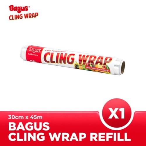 Bagus Cling Wrap Refill (30 CM X 45 M) [Polyethylene / Non-PVC]