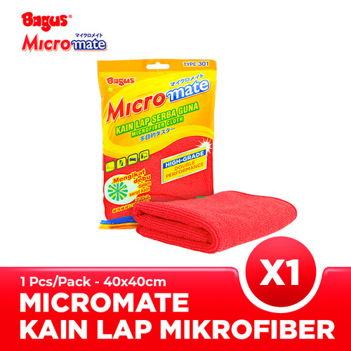 Bagus Micromate Kain Lap Serbaguna 1's Tipe 301 (40 X 40 Cm)