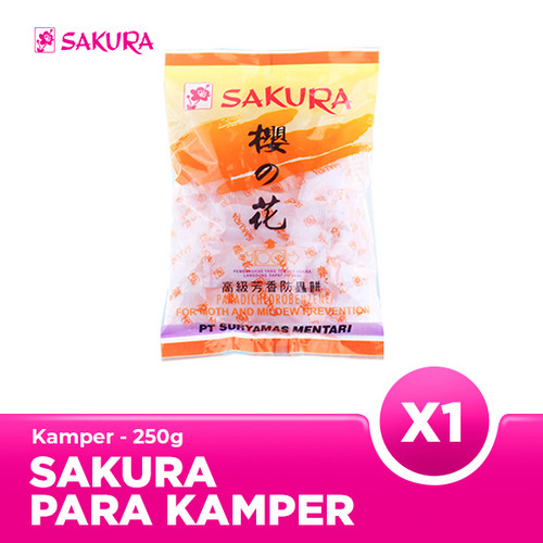 Sakura Para Kamper 250 gr - Warna Kemasan Random