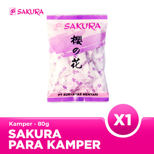 Sakura Para Kamper 80 gr - Warna Kemasan Random