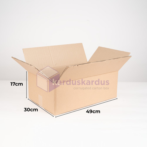 KARDUS | BOX | KARTON PACKING ( 49 x 30.5 x 17.5 ) DOUBLE WALL