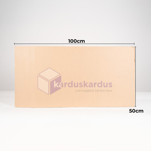 KARDUS LEMBARAN (100 x 50) DOUBLE WALL CORRUGATED SHEET BARU