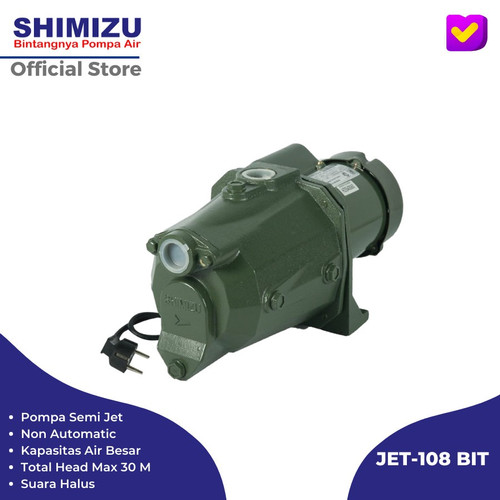 Shimizu Water Pump JET-108 BIT