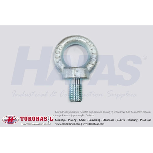 Eye Bolt / Baut Mata 1 3/4" (putih)