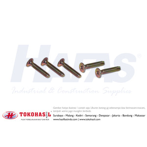 Screw Container M8 x 45 (kuning) | Sekrup