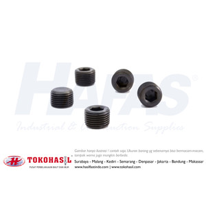 NPTF 3/4 Pressure Plug 1 1/4" - 11.5T (hitam)