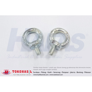 Eye Bolt / Baut Mata M30 - P3.50 (putih)