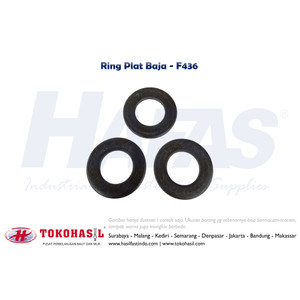 Ring Plat Baja F436 - M27 / Washer Plate WP (Hitam)