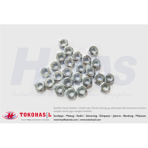 Mur Segi Enam M 24, K 36 - P3.00 (Putih) / Hex Nut Only M24