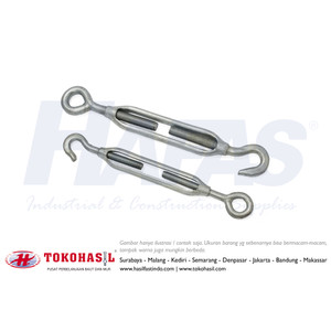 Zinc Die Casting Turnbuckle (Hook & Eye) - H/E 1/4" inch