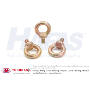 Eye Bolt 1/4" (kuning) - Baut Mata 1/4 inch