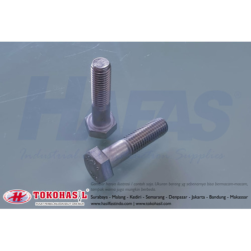 Baut Stainless Steel A2 (B/O SS 304 M 8 x 40) M8x40 - Half, ECERAN