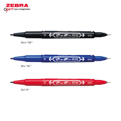 ZEBRA Spidol Marker Permanent Kecil Hi Mckie Extra Fine