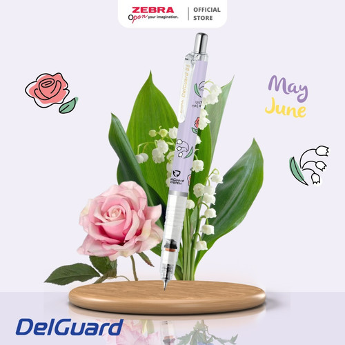 Zebra Pensil Mekanik Delguard Flower Series - Limited Edition