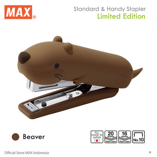 STAPLER MAX HD - 10 NX LIMITED EDITION + ISI STAPLES 10-1 M ( 2 PCS)