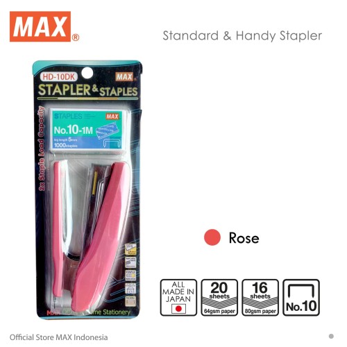 MAX Stapler HD-10DK Rose