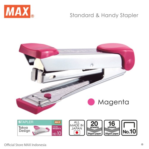 MAX Stapler HD-10 Magenta