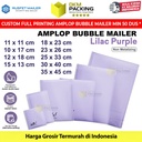 Amplop Bubble Wrap Envelope Bag LILAC PURPLE Security Mailer RUSFET