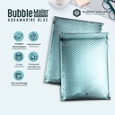 Amplop Bubble Wrap Envelope Bag AQUAMARINE BLUE Security Mailer RUSFET