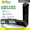 Plastik Wrapping Premium LIGHTCORE Stretch Film Hitam 45cm x 300m