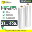 Plastik Wrapping Premium LIGHTCORE Stretch Film Bening 38cm x 400m