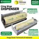 Cling Wrap Dispenser Alat Pemotong Plastik Wrapping