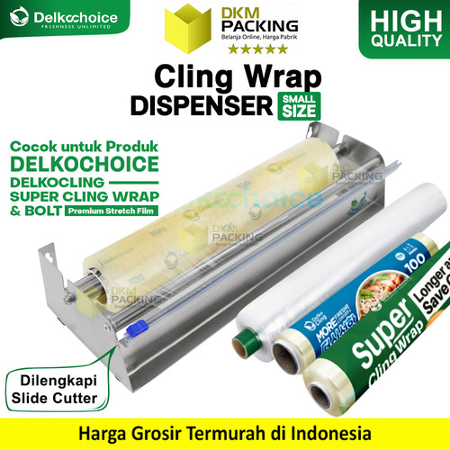 Cling Wrap Dispenser Alat Pemotong Plastik Wrapping Small