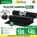 Kantong Plastik Sampah Hitam Jumbo Trash Bag Termurah Roll 100x140cm