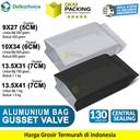 Kemasan Bubuk Kantong Alumunium Bag Gusset Valve Delkochoice